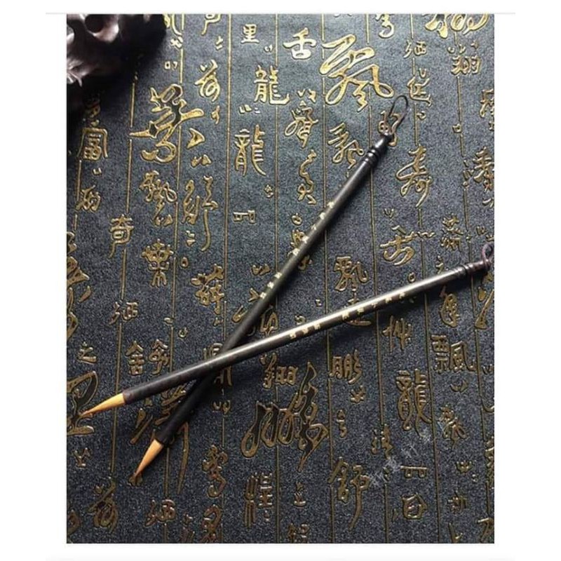 Bút lông tiểu khải huỳnh đàn mộc